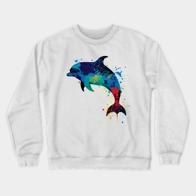 Dolphin Crewneck Sweatshirt by JH Mart